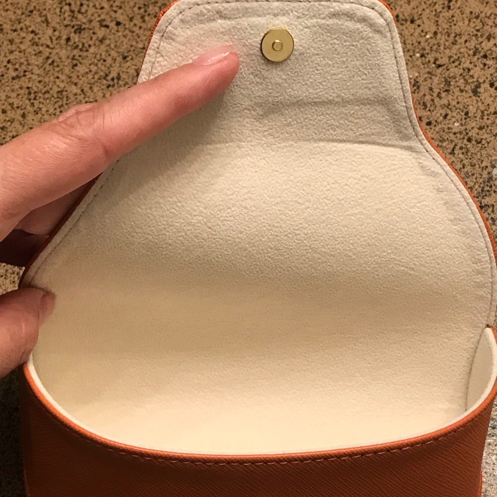 🌺Tory Burch Saffiano Leather Eyeglass (2)Cases - Picture 5 of 5